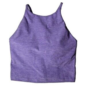 Calia Strappy Sports Bra Lustrlux Purple Heather Athletic Yoga Top Size XS